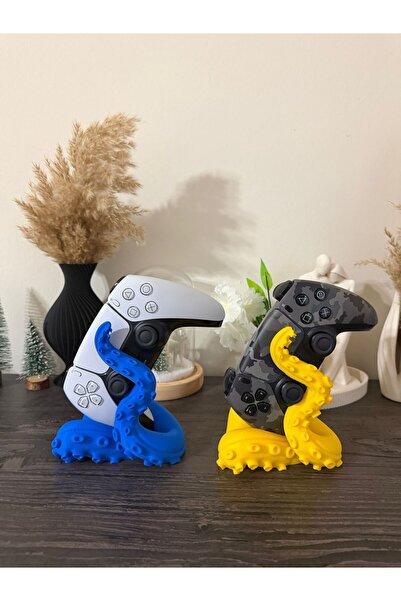 MSVstudio3d Ahtapot Tasarımlı PS5 DualSense Kol Standı(1ADET) – Dekoratif Oyu...