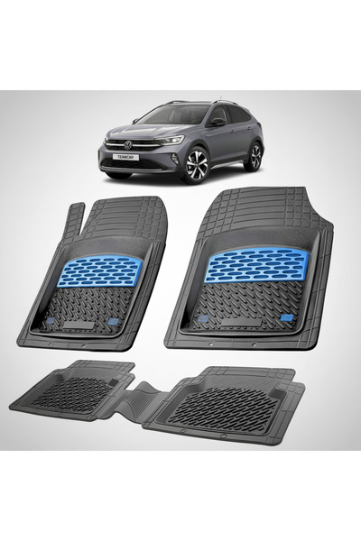 TEAMCAR Volkswagen Taigo CS SUV Coupe Συμβατά Πατάκια Δαπέδου 2021-2025 |   Μπλε