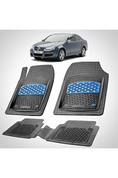 TEAMCAR Πατάκια δαπέδου συμβατά με Volkswagen Jetta 5 Sedan 2005-2010 |   Μπλε