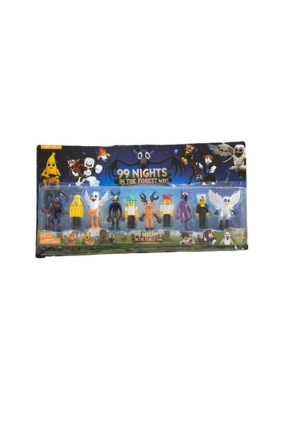 OEM Set 10 Figurine 99 nopti in padure, 99 Nights, Padure Virtuala, multicolo...