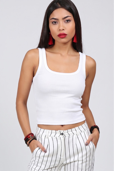 Kurun's Collection Καμιζόλα με τετράγωνο λαιμό και χοντρές τιράντες