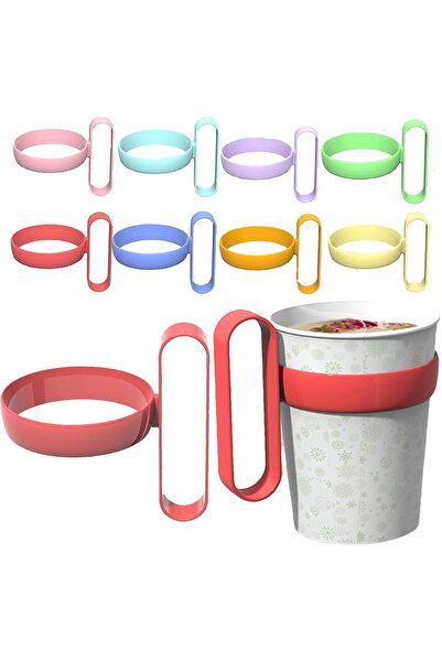 Kyrotech Cardboard Cup Handle 10Pcs, Heat Resistant Insulated Cup Holder, Ant...