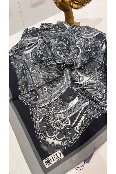 EB SCARF Φουλάρι ED από βισκόζη με σχέδιο λουλουδιών