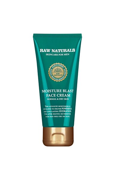 Raw Naturals Cremă de față pentru bărbați, hidratantă, 100% vegană, 100 ml