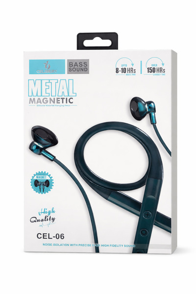 Generic سماعات بلوتوث معدنية مغناطيسية حول الرقبة مع إلغاء الضوضاء وجودة صوت ...