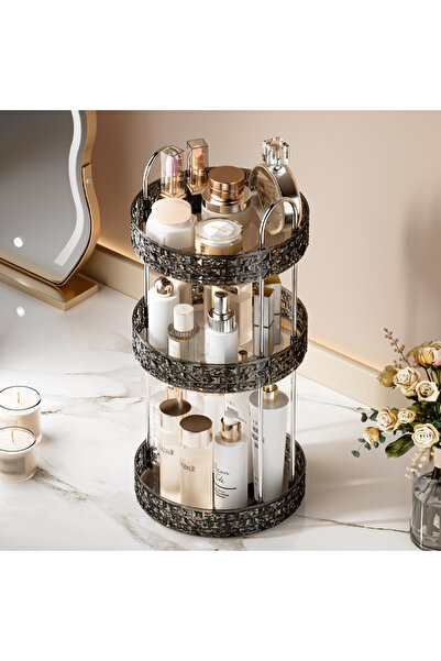 YESMAX 3 Tiers Storage Tray for Organizing Jars & Bottles, Ideal for Kitchen ...