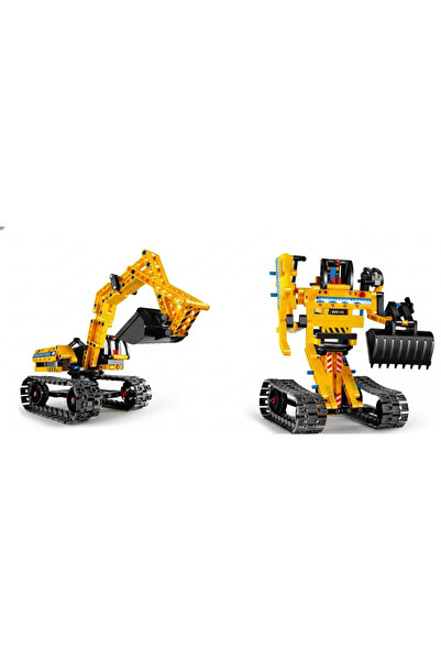 lunacs toys Mechanical Master 2'si 1 Arada Teknik İş Makinesi Seti - 342 Parç...