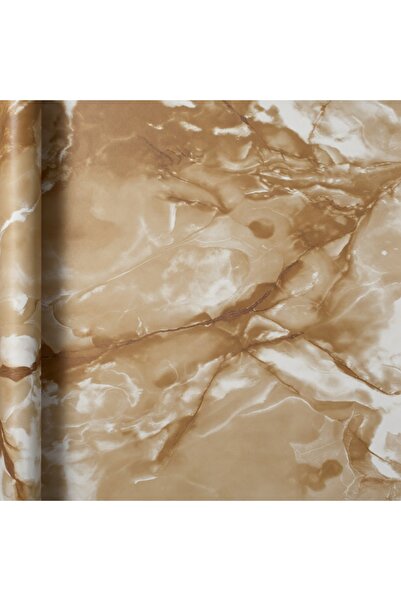 Z Store Αυτοκόλλητο Έπιπλων PVC με σχέδιο Μάρμαρο Εκρού – Ρολό 140x45 εκ.