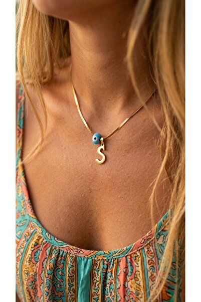 İNN JEWELLERY 316L Çelik Kolye Kararmaz Antialerjik Harf Figürlü (2 Yıl İthal...