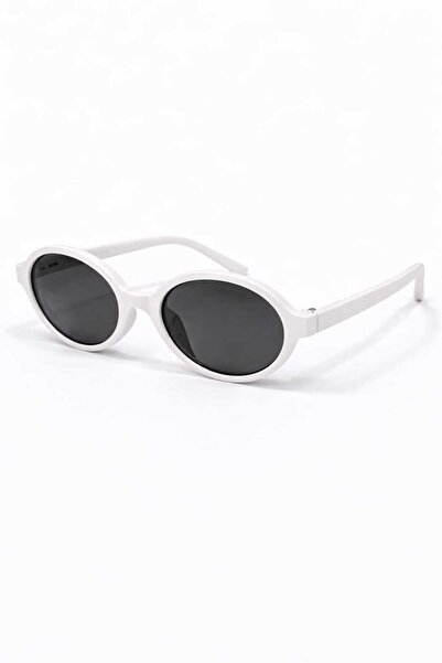 BAYDUK Mi̇a White Unisex Sunglasses