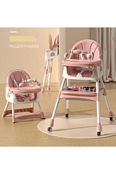 FULLJOY Foldable Adjustable Multi-Functional Hanging Toy High Chair Baby Feed...