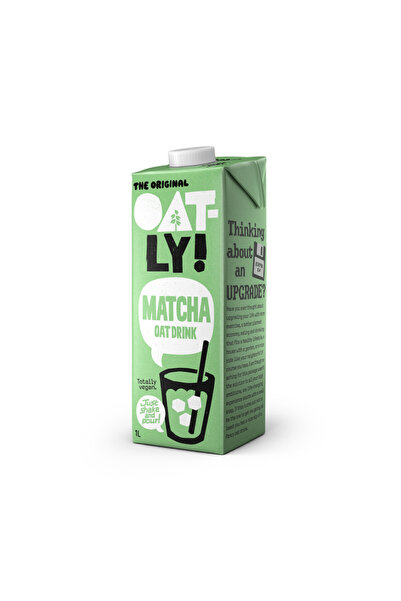 Oatly مشروب الشوفان بنكهة الماتشا 1 لتر