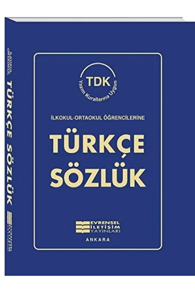 Evrensel İletişim Yayınları Türkçe Sözlük TDK Yazım Kurallarına Uygun İlkokul...