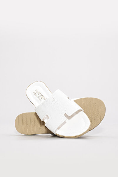 Ayakkabıhane White Cross Women's Slippers Ah1E935261218