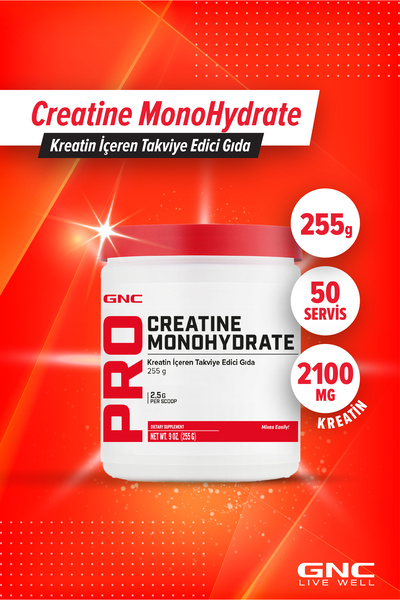 GNC Creatine MonoHydrate – 255 g (50 servis)