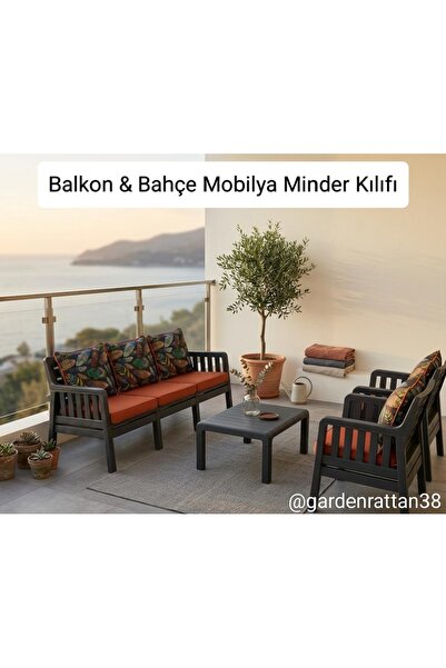 Rattano Garden Balkon & Bahçe Mobilya Minder Kılıfı