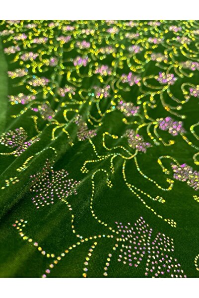 MEKİK MANİFATURA Ύφασμα βελούδο με πέτρες Ντουμπάι