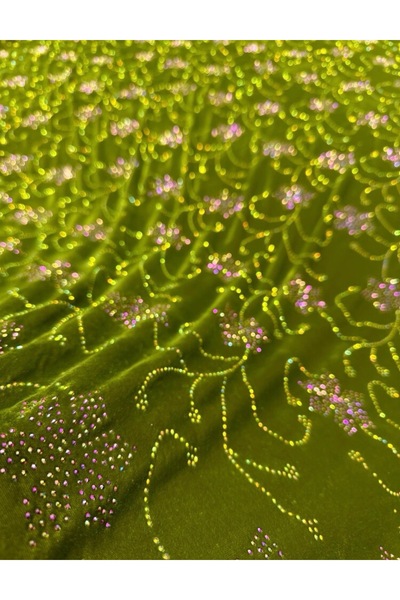 MEKİK MANİFATURA Ύφασμα βελούδο με πέτρες Ντουμπάι