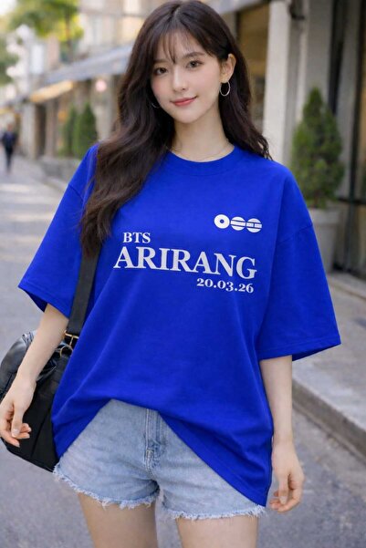 puolikuu Μπλουζάκι Oversize με στάμπα Arirang World Tour BTS