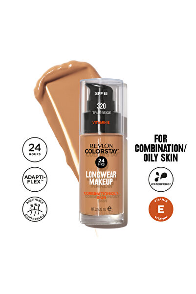 Revlon Colorstay Makeup Combo/Oily Intl - 320 - True Beige