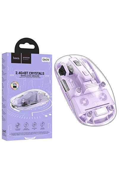 AUDIOX Hoco (GM29) - Ποντίκι για PC/Laptop, Διπλής λειτουργίας BT / Ασύρματο ...