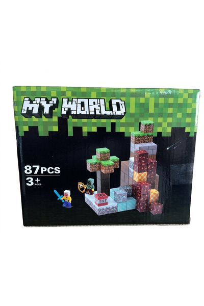 sfs elektrik Lego Building Blocks My World 87 Pieces Ond-151 *64