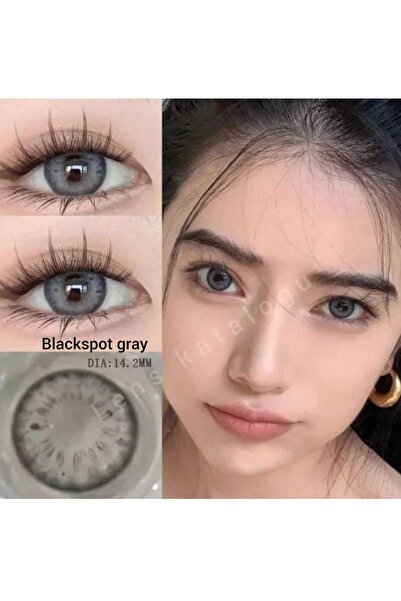 Eyeshop BLACKSPOT GRAY Göz Lensi Damarlı Doğal Görünümlü Kulanım Suresi 12 Ay