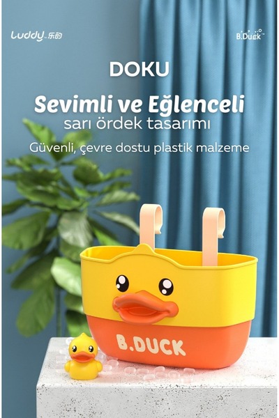 LUDDYB DUCK B.DUCK Çocuk Bisiklet Sepeti & Scooter Sepeti