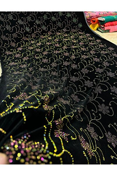 MEKİK MANİFATURA Ύφασμα βελούδο με πέτρες Ντουμπάι