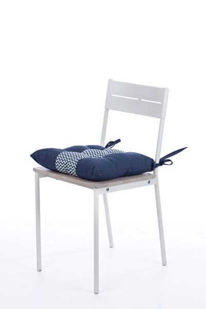 Mavi Zigzag 45x45 Minder