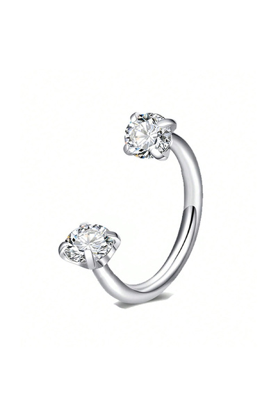 Choice9 مجوهرات الأنف على شكل حرف C وحلزونية، مقاس 18G 1.0x8mm، حلقات أنف على...