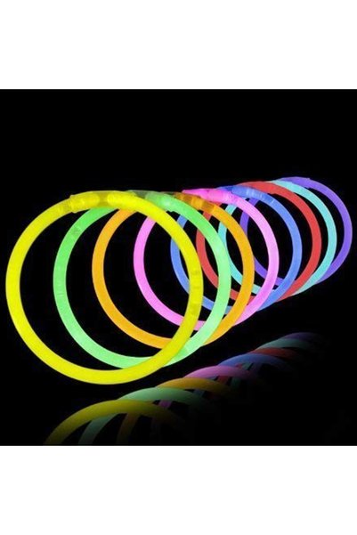 Monte Lua Phosphorescent Neon Glow Stick Led Bracelet - Stick 100 Pack