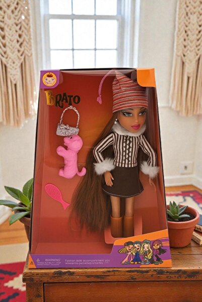 BRATO Κούκλα Μόδας - Αστικό-κομψό στυλ με μοντέρνα αξεσουάρ - Χειμερινό Σικ