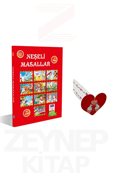 Parıltı Yayınları 1.Sınıf Neşeli Masallar 10 Kitap Set (Kalp Ayraç Hediye)