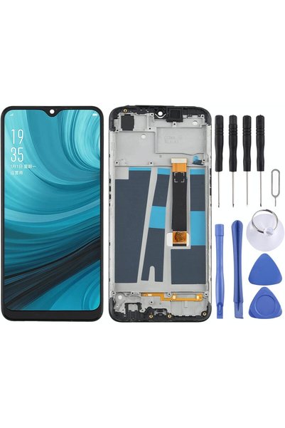 indirimplus Oppo AX7 Lcd Ekran Dokunmatik Full Çıtalı CPH1903