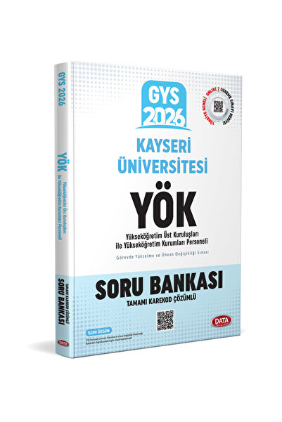 Data Yayınları YÖK Üst Kuruluşları ile YÖK Personeli Kayseri Üniversitesi GYS...