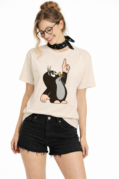 ArtYus Χαριτωμένο μπλουζάκι με στάμπα με χαρακτήρα πιγκουίνου, unisex, oversi...