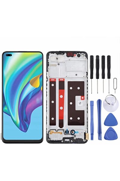 indirimplus O ppo Reno 4 Lite Lcd Ekran Dokunmatik Full Çıtalı TFT