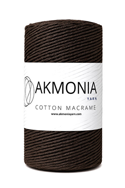 Akmonia Makrome Pamuklu Örgü ip 250Gr Zincir 2mm Çanta ipi ,Supla ip ,Ev Deko...