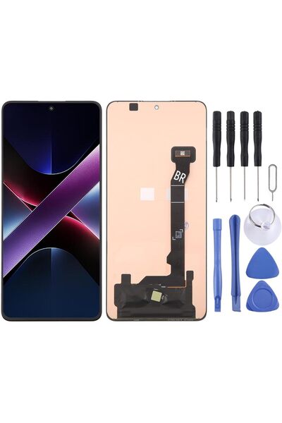 indirimplus Poco X7 PRO Lcd Ekran Dokunmatik Çıtasız Orjınal