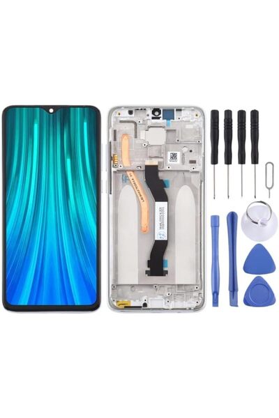 indirimplus Redmi NOTE 8 PRO Lcd Ekran Dokunmatik Full Çıtalı Silver (Çift Ha...