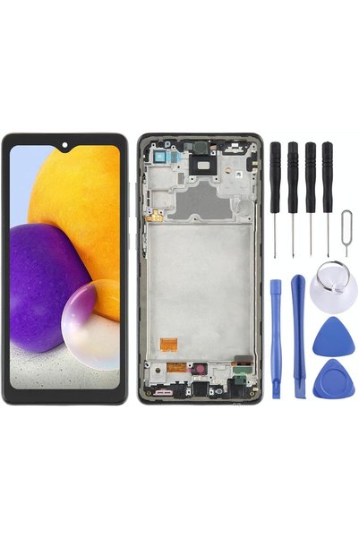 indirimplus Samsung Galaxy A72 A725 OLED Lcd Ekran Dokunmatik Çıtalı Oled