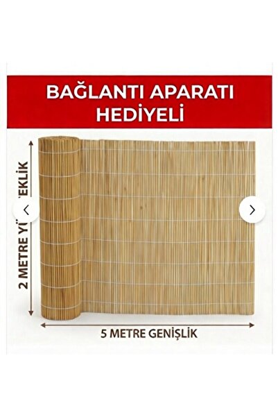 BARUTLARHASIR ÇİT KAMIŞ DOĞAL HASIR 2,00 X 5,00 METRE