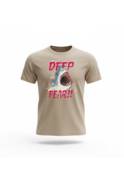 URBANTRENDSTORE Unisex Deep Fear Shark Vacation Oversize Fit Comfortable Wide...