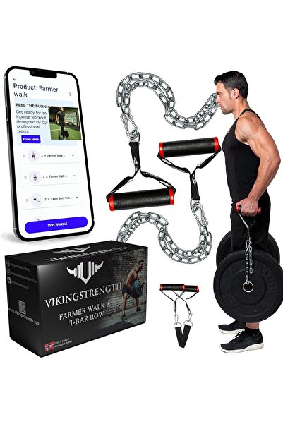 VIKINGSTRENGTH مقابض المشي للحرفيين من فيكينج سترنغت