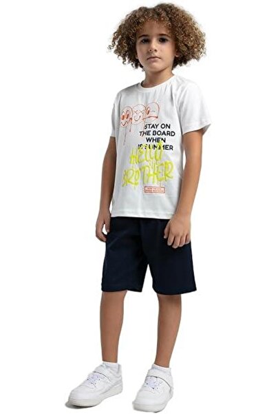 ROYAM Σετ πιτζάμες Rolypoly για αγόρια 100% βαμβακερό κοντομάνικο με σορτς RP...