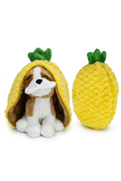 sfs elektrik Plush Plush Pineapple Zipper Dog