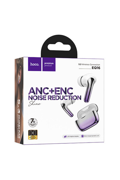 AUDIOX Hoco (EQ16) - Ασύρματα ακουστικά ψείρες, BT 5.3, 180 ώρες σε αναμονή, ...