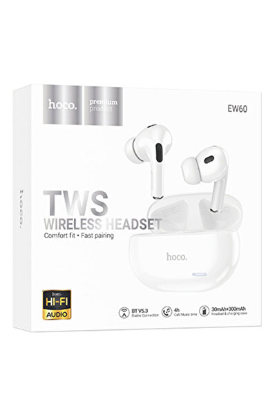 AUDIOX Hoco (EW60) - Ασύρματα ακουστικά ψείρες, BT 5.3, 150 ώρες σε αναμονή, ...