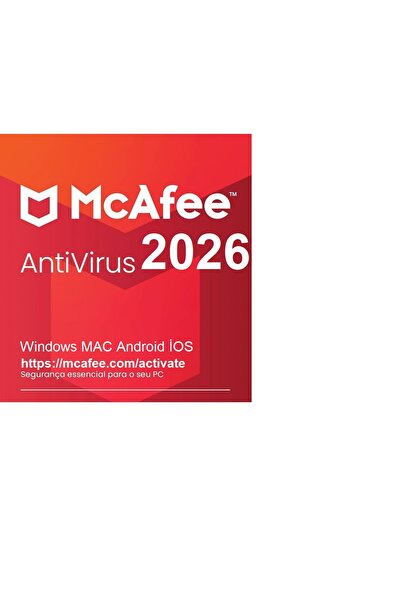 McAFEE McAafee Antivirus 2026 - 1 Cihaz 1 Yıl Resmi Site Kodu